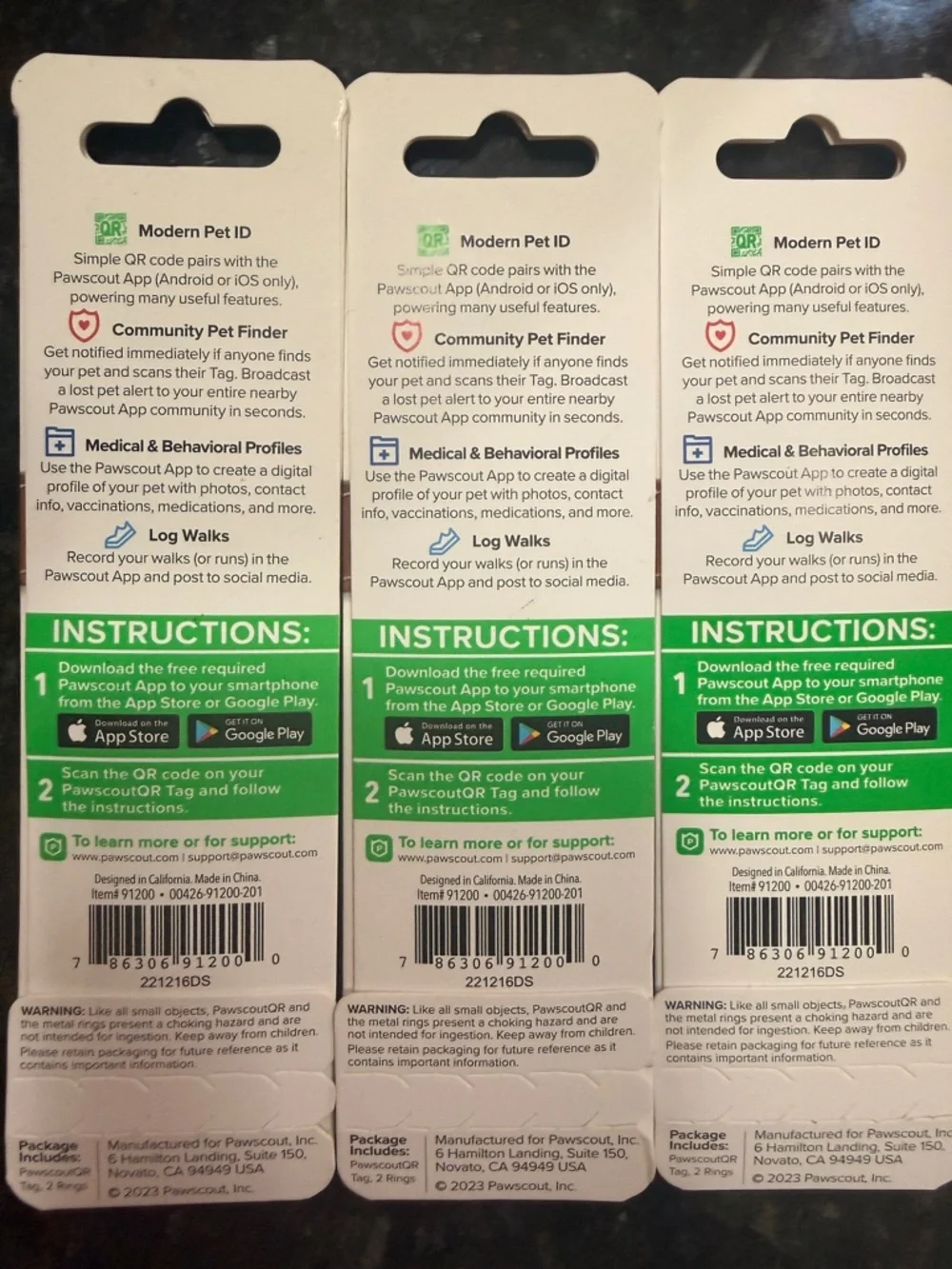 Scout Smart Pet Tag - Black (Single)